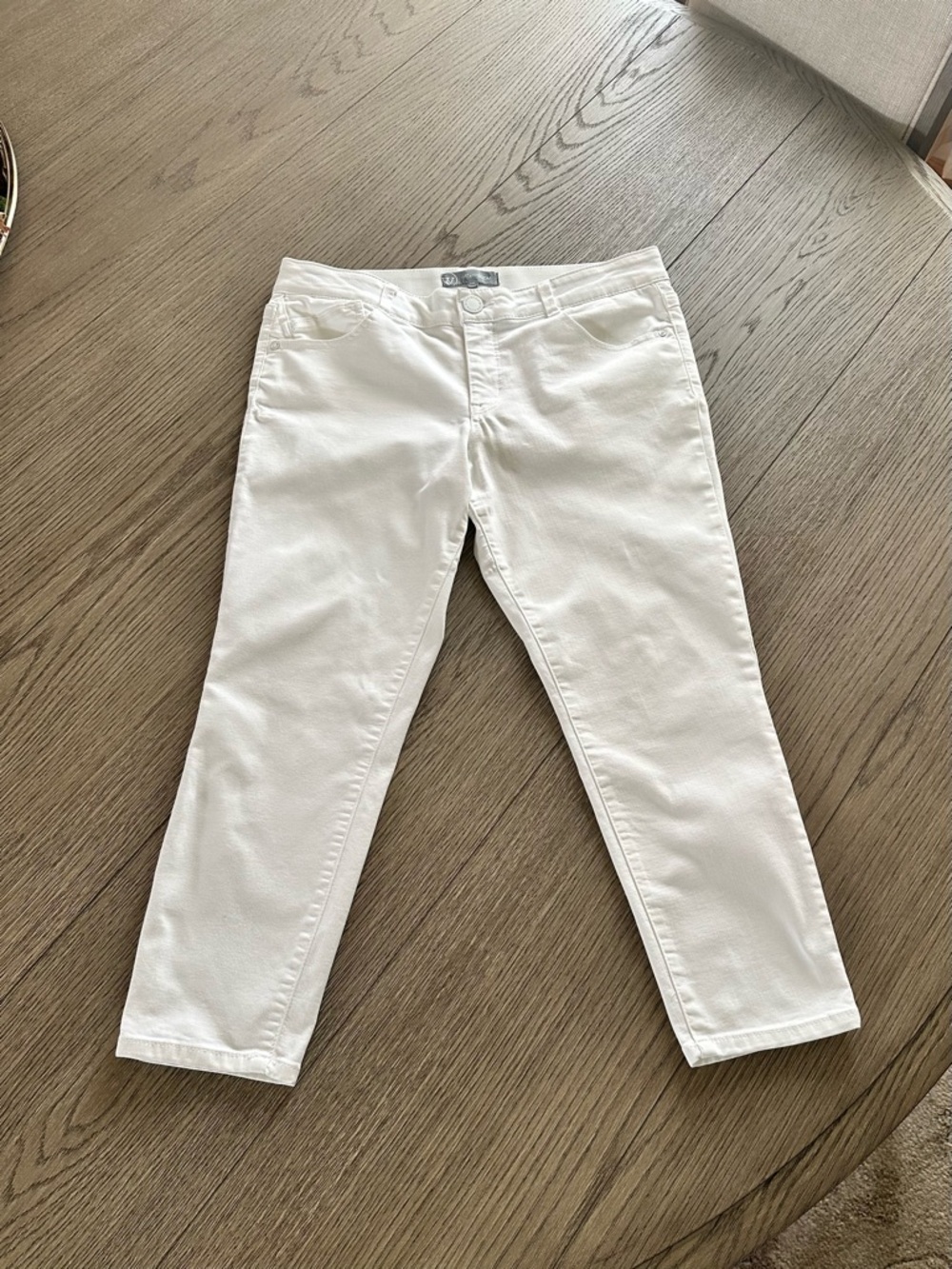 Wit & Wisdom White High-Rise Jeans